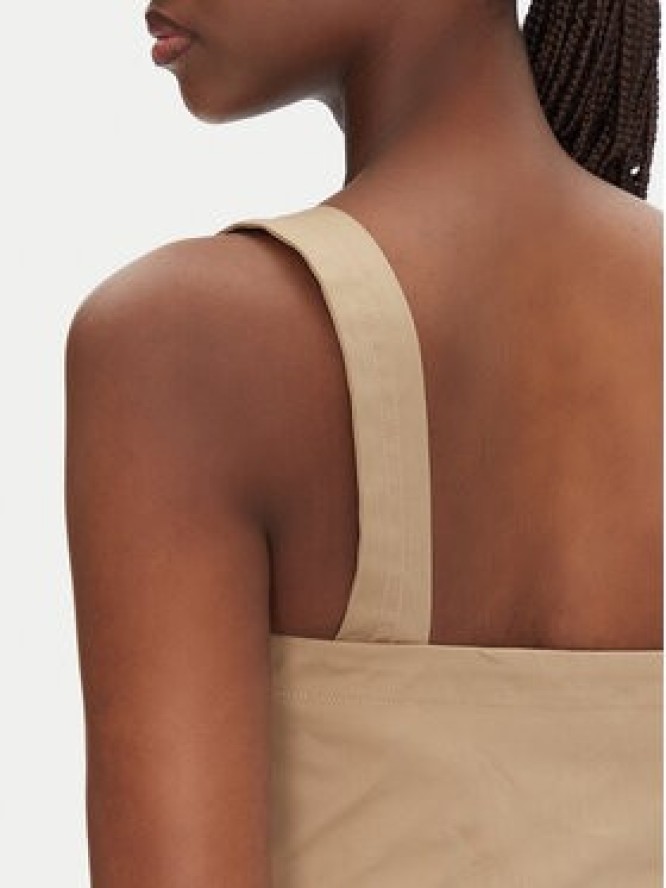 ACCESS FASHION Top 53-2216-502 Beżowy Slim Fit