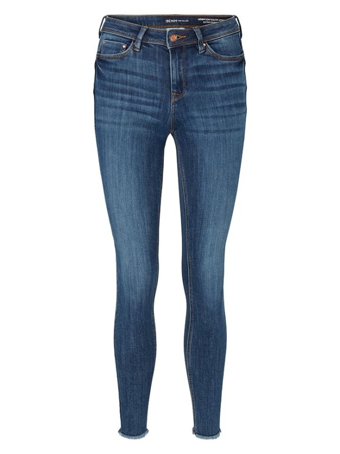 Tom Tailor Dżinsy - Skinny fit - w kolorze granatowym rozmiar: W27