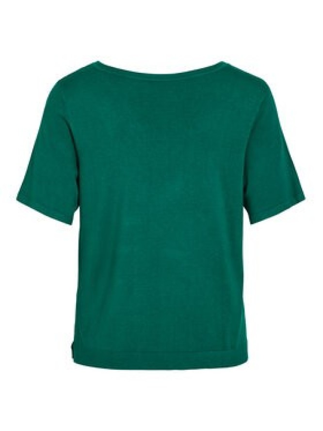 Vila Sweter Wennie 14100578 Zielony Regular Fit