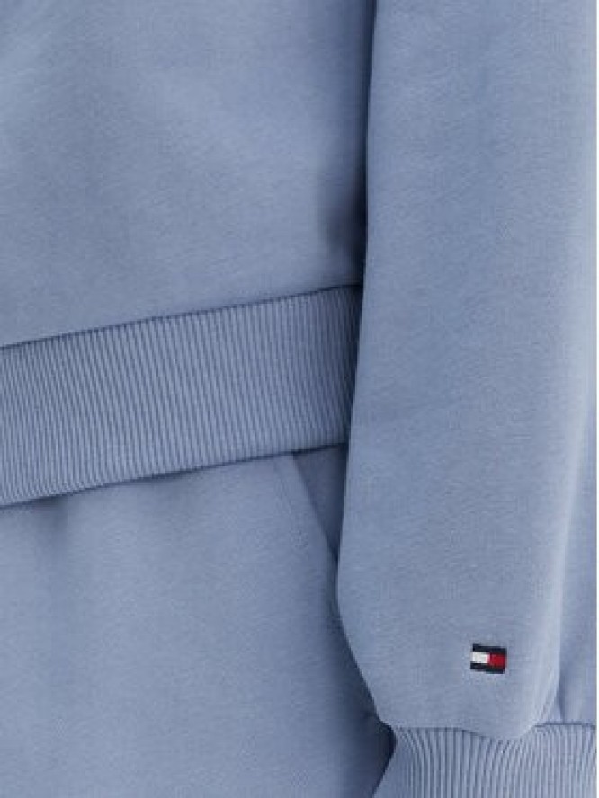 Tommy Hilfiger Bluza Script WW0WW48783 Niebieski Relaxed Fit