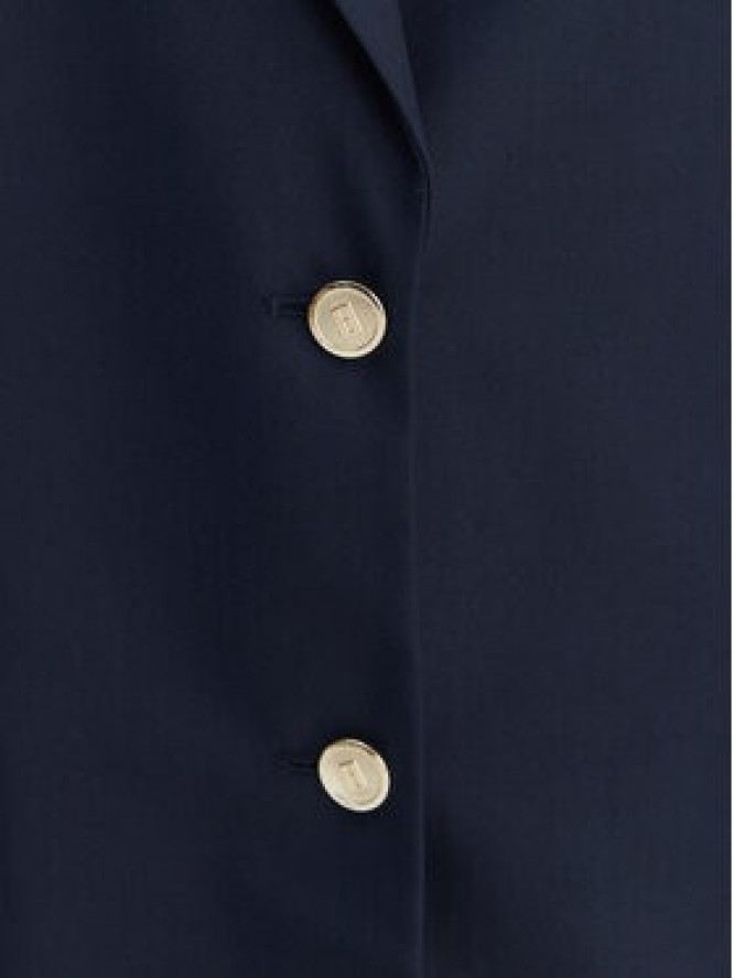 Tommy Jeans Marynarka DW0DW22601 Granatowy Boyfriend Fit