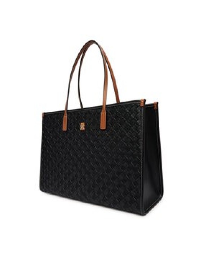 Tommy Hilfiger Torebka Th City Tote AW0AW18394 Czarny