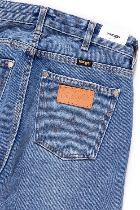 WRANGLER RETRO CROP STRAIGHT KABEL BLUE W27YER19K 112128213