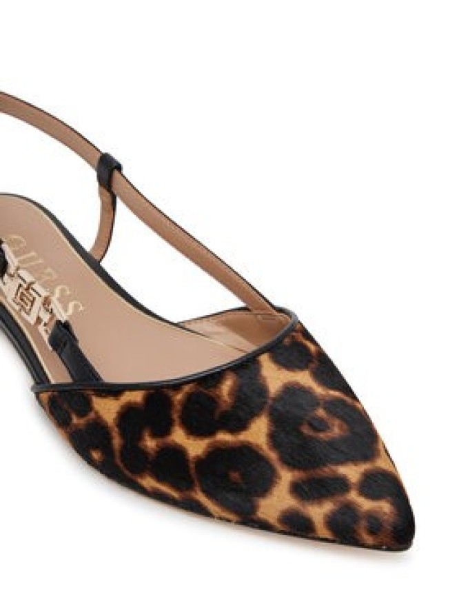 Guess Baleriny FLTFRY LEP05 Brązowy