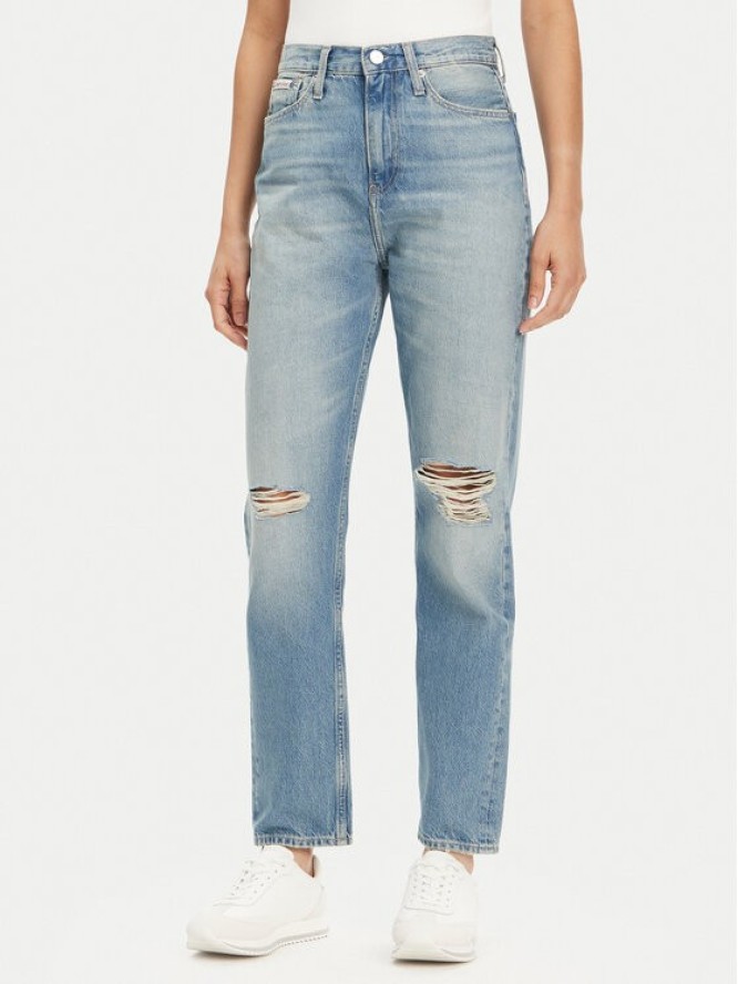 Calvin Klein Jeans Jeansy Authentic J20J225124 Niebieski Straight Fit