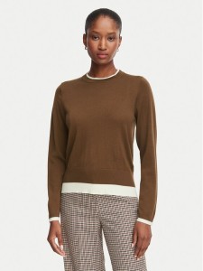 Marella Sweter Prugna 2625366181 Brązowy Regular Fit