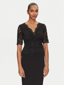 Morgan Bluzka 251-TANGO Czarny Slim Fit