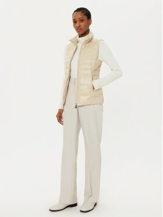 Patrizia Pepe Bezrękawnik 8O0172/A503-B814 Beżowy Regular Fit