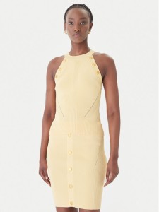 Guess Sweter G6GR10 Z0625 Żółty Regular Fit