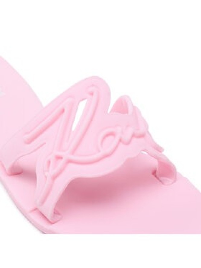 KARL LAGERFELD Klapki KL80008 Różowy