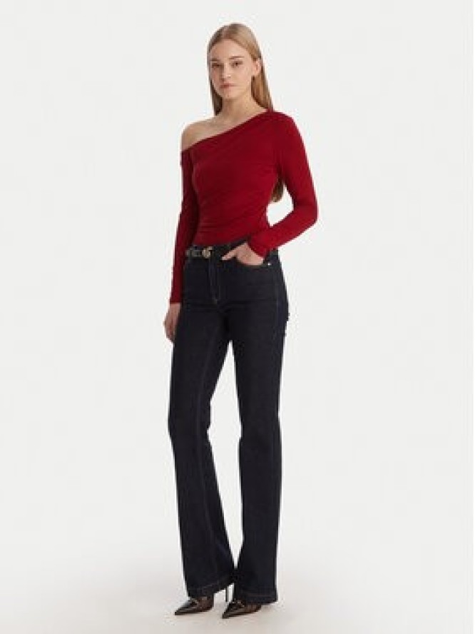 Guess Bluzka W6RP02 KC1J2 Czerwony Regular Fit