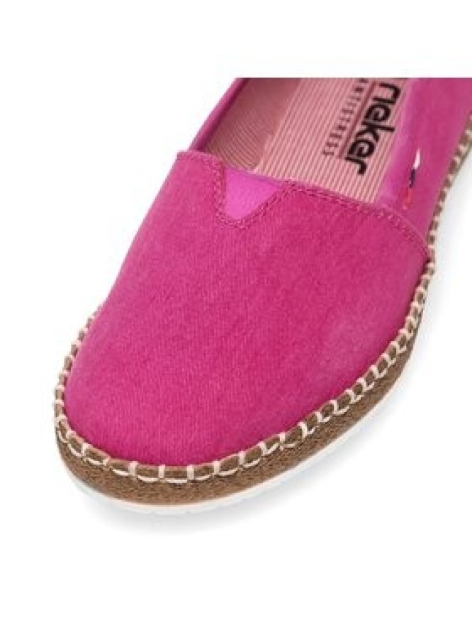 Rieker Espadryle M2278-31 Różowy
