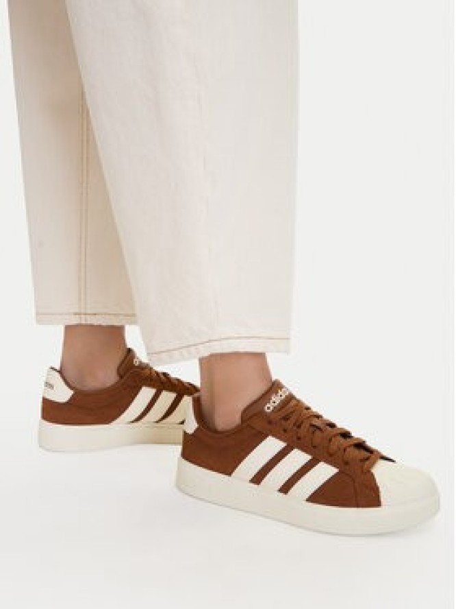 adidas Sneakersy Streetalk KJ4820 Brązowy