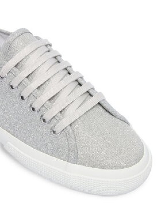 Superga Tenisówki 3750 Jersey Lame Leggera Low Top S4135ZW Srebrny