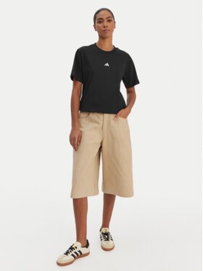 adidas T-Shirt Essentials Small Logo JC5943 Czarny Regular Fit