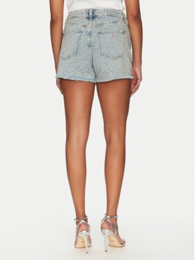 Guess Szorty jeansowe W5GD74 D5LQ2 Niebieski Regular Fit