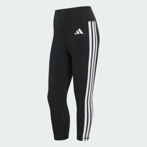Legginsy 3/4 Optime Essentials Workout 3-Stripes