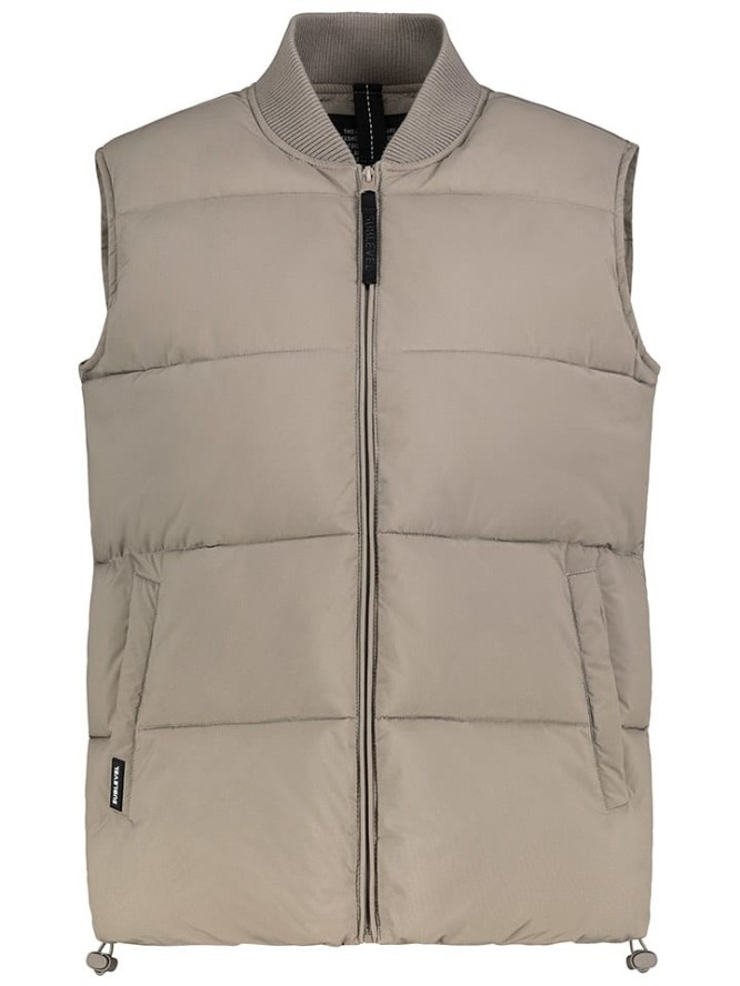 Sublevel Kamizelka pikowana w kolorze szarobrązowym rozmiar: M