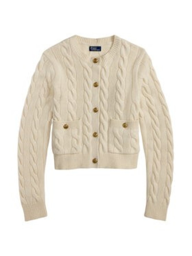 Polo Ralph Lauren Kardigan 211978312500 Écru Regular Fit