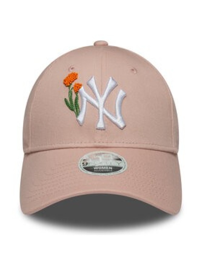 New Era Czapka z daszkiem New York Yankees Womens MLB 9FORTY 60667503 Różowy