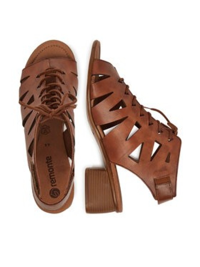 Remonte Sandały R8776-24 Brązowy