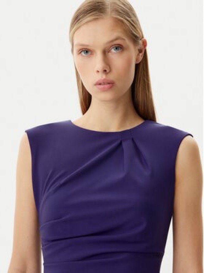 Rinascimento Sukienka koktajlowa CFC0122548003 Fioletowy Regular Fit