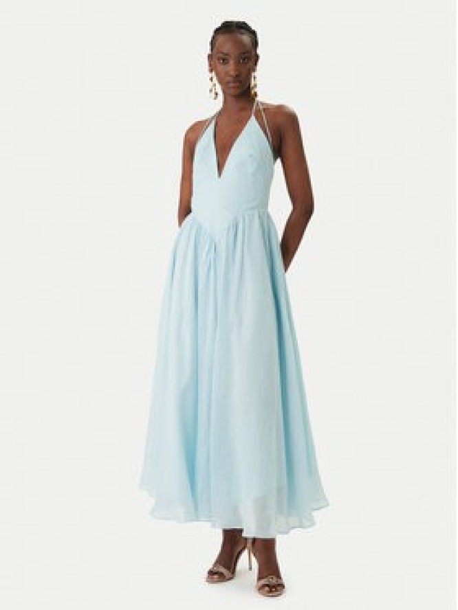 Bardot Sukienka koktajlowa Arletha Halter 59963DB3 Błękitny Regular Fit