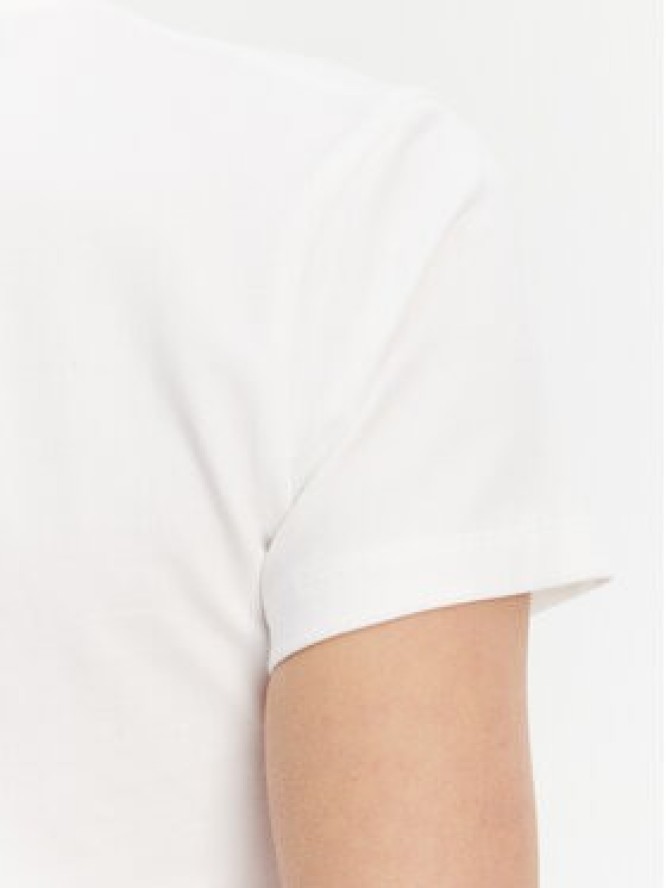 Barbour T-Shirt Rowen LTS0668WH11 Biały Regular Fit