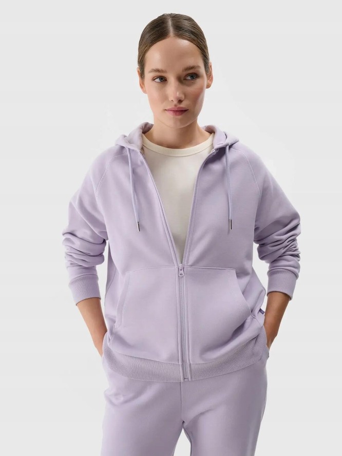 BLUZA DRESOWA DAMSKA 4F ROZPINANA Z KAPTUREM XS TSWSF1541 KOLOR WIELO KOLOROWY