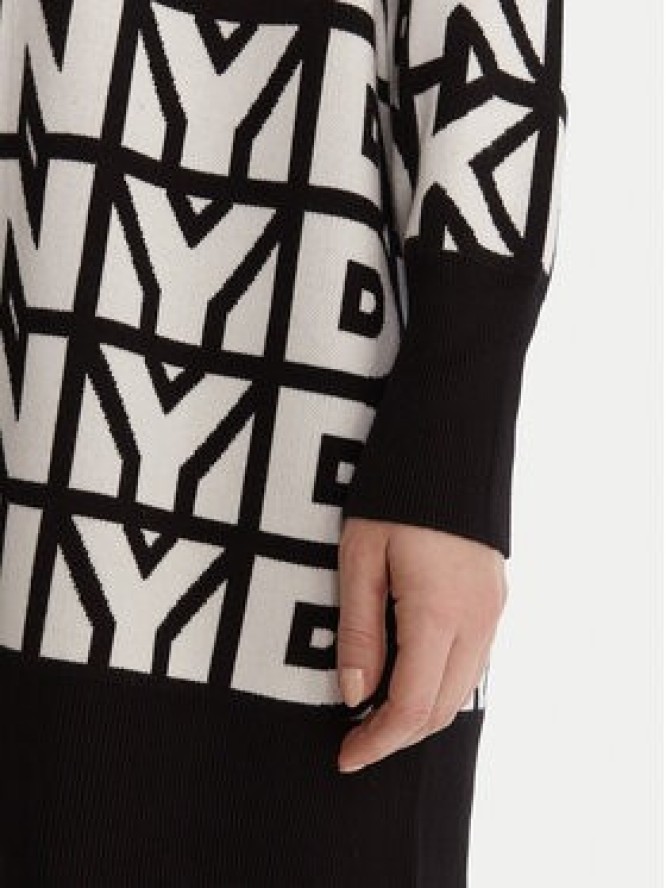 DKNY Kardigan P5MXAX88 Écru Relaxed Fit