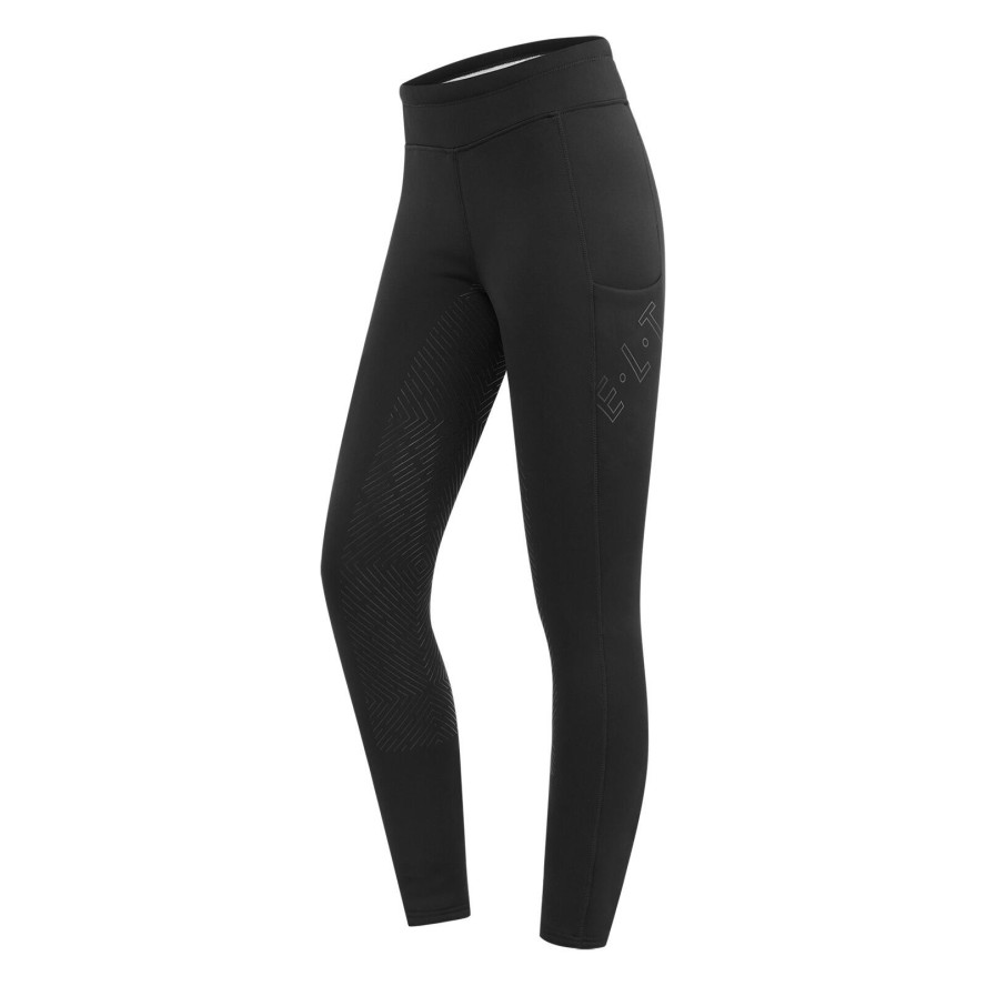 Leggins jeździeckie full grip z polaru teddy dla kobiet ELT Rica thermique