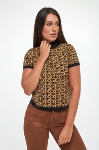 Sweter damski logowany DKNY