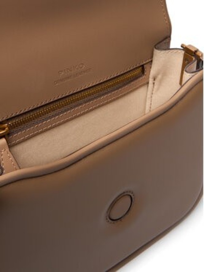 PINKO Torebka Love Box Bag Fl Mini PE 25 PLTT 104297 A26L Brązowy