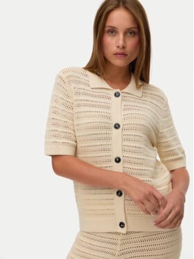 Vero Moda Kardigan Hayley 10340130 Beżowy Regular Fit