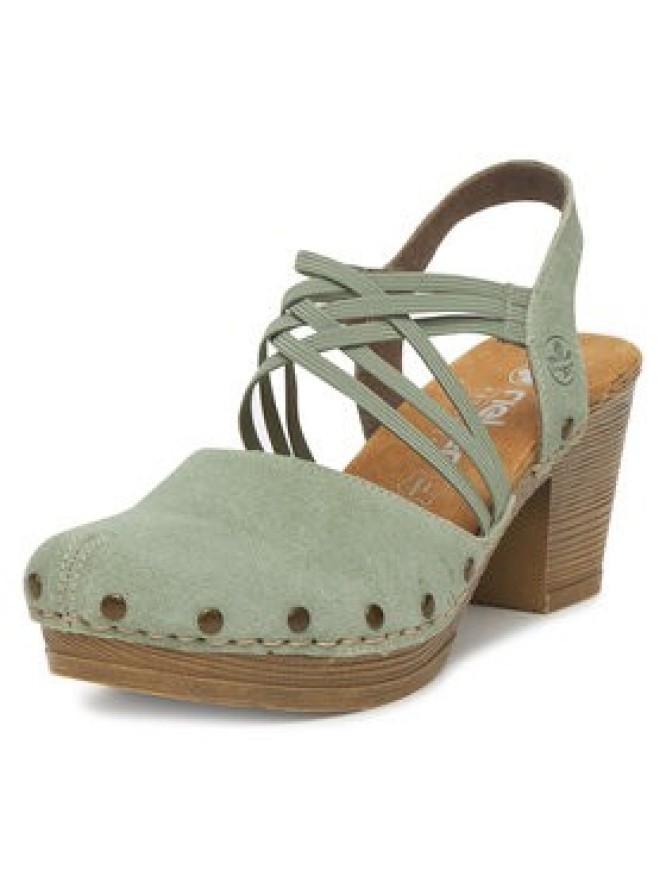 Rieker Sandały 66778-52 Zielony