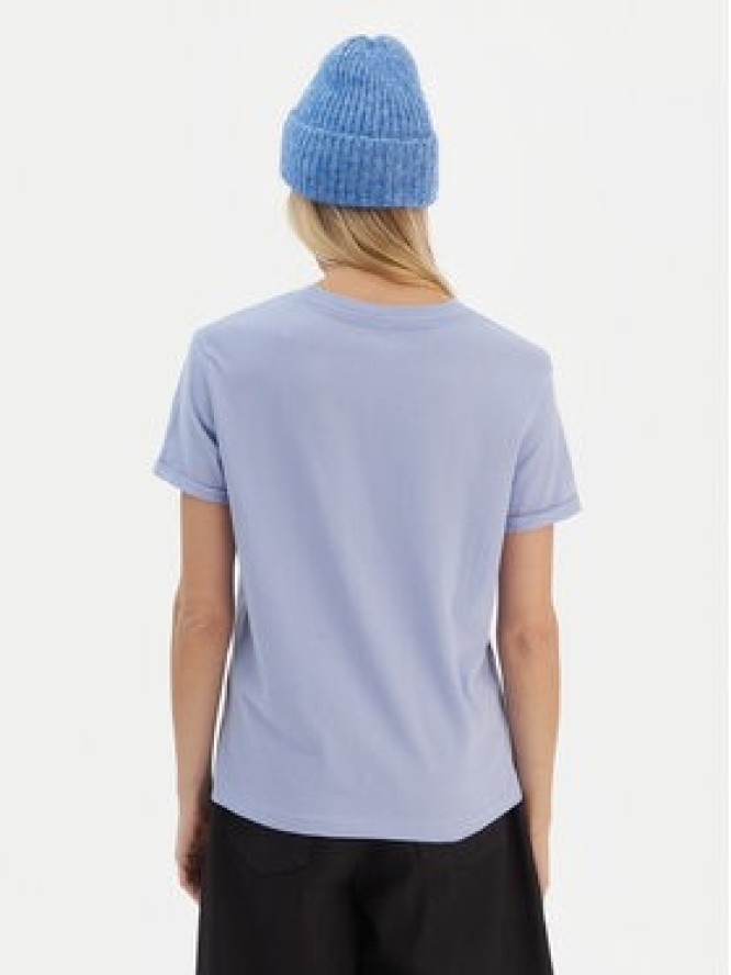 Roxy T-Shirt ERJZT05911 Fioletowy Regular Fit