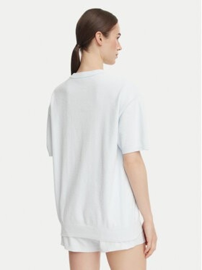 Guess T-Shirt O6BR03 Z1145 Niebieski jasny Regular Fit