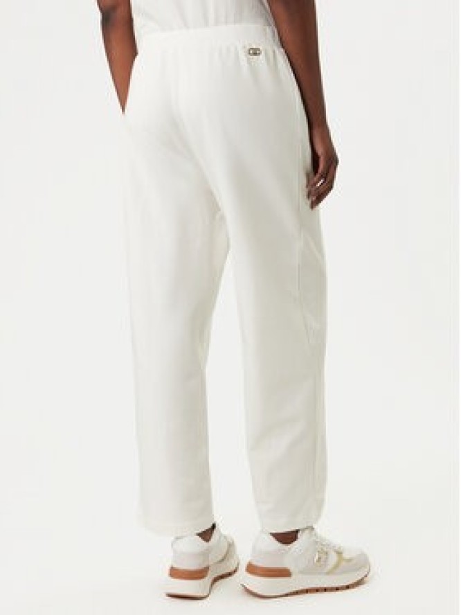 Liu Jo Sport Spodnie materiałowe TA6211 FS090 Écru Regular Fit