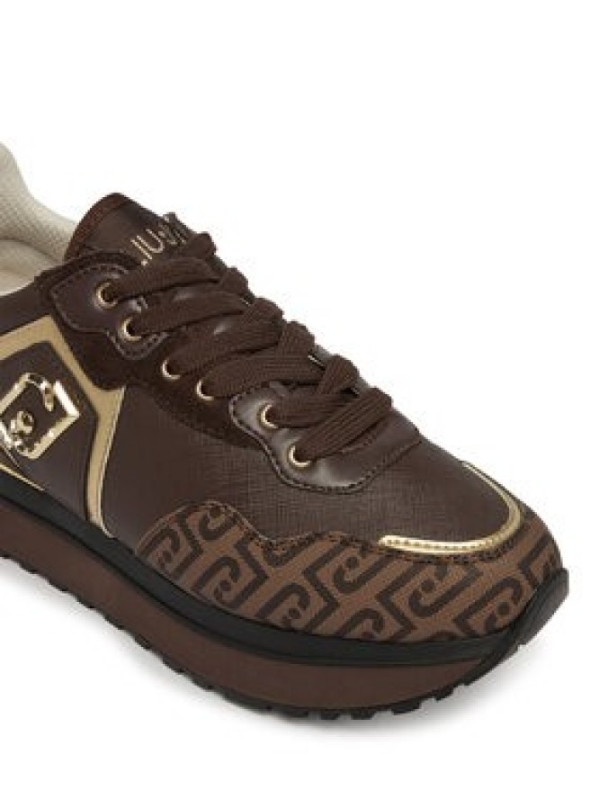 Liu Jo Sneakersy Maxi Wonder 01 BF6001 EX339 Brązowy