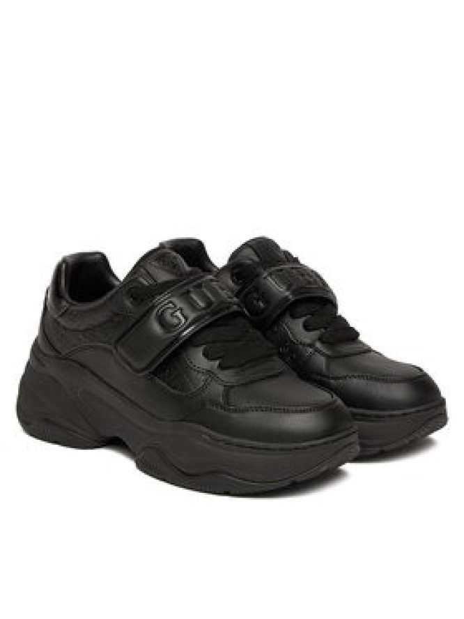 Guess Sneakersy FLFHNN ELE12 Czarny