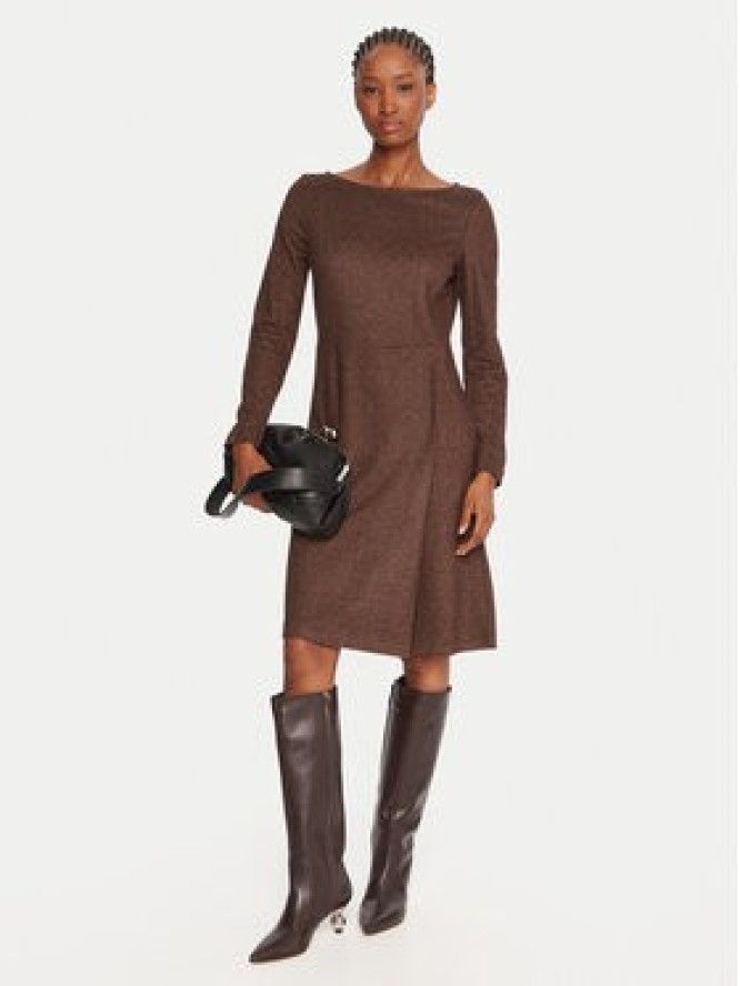 Weekend Max Mara Sukienka dzianinowa Balocco 2525626062 Brązowy Regular Fit
