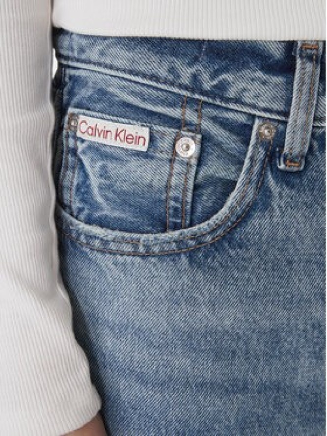 Calvin Klein Jeans Jeansy LV047F473G Niebieski Relaxed Fit