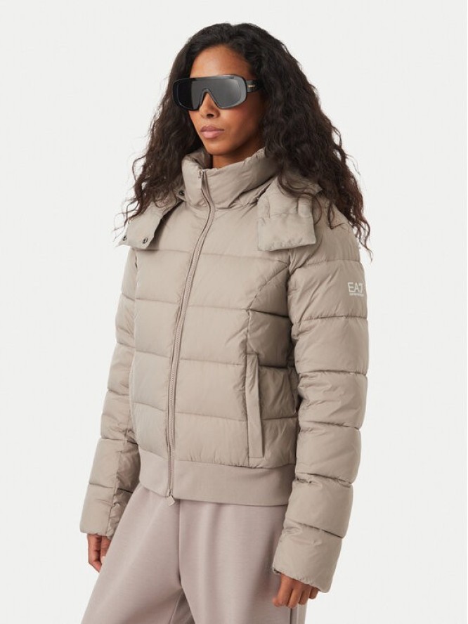 EA7 Emporio Armani Kurtka zimowa 7W001496 AF26297 U6100 Beżowy ciemny Regular Fit