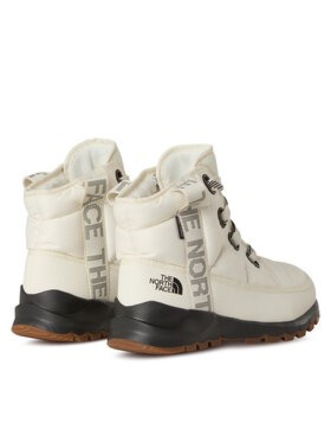 The North Face Śniegowce Thermoball Lace Up Luxe Wp NF0A817WQ4C1 Kremowy