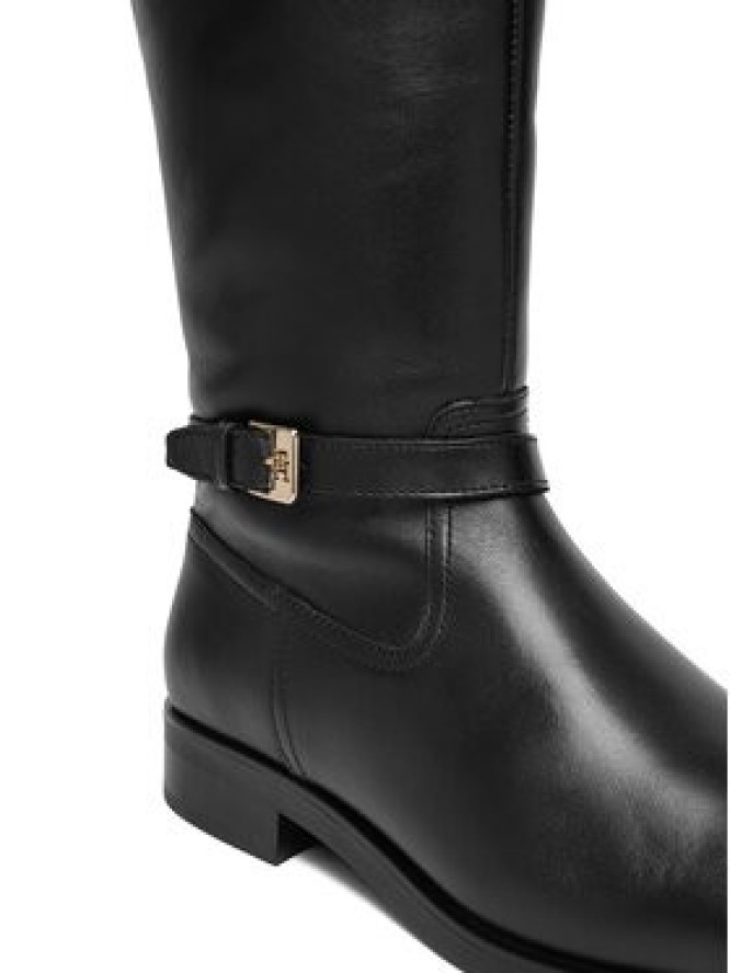 Tommy Hilfiger Kozaki FW0FW08873 Czarny