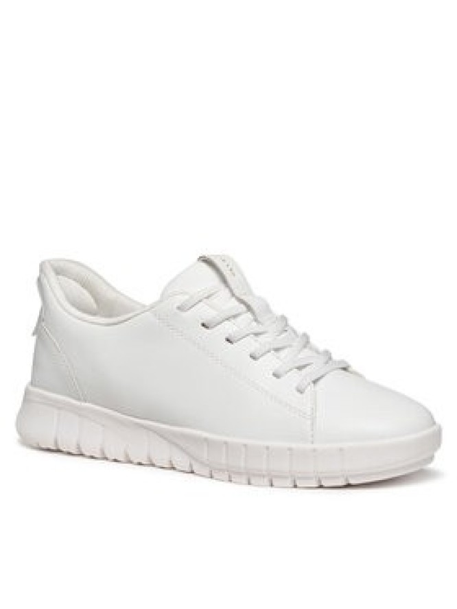 Geox Sneakersy D Flextride Plus D567SA 09B15 C1000 Biały