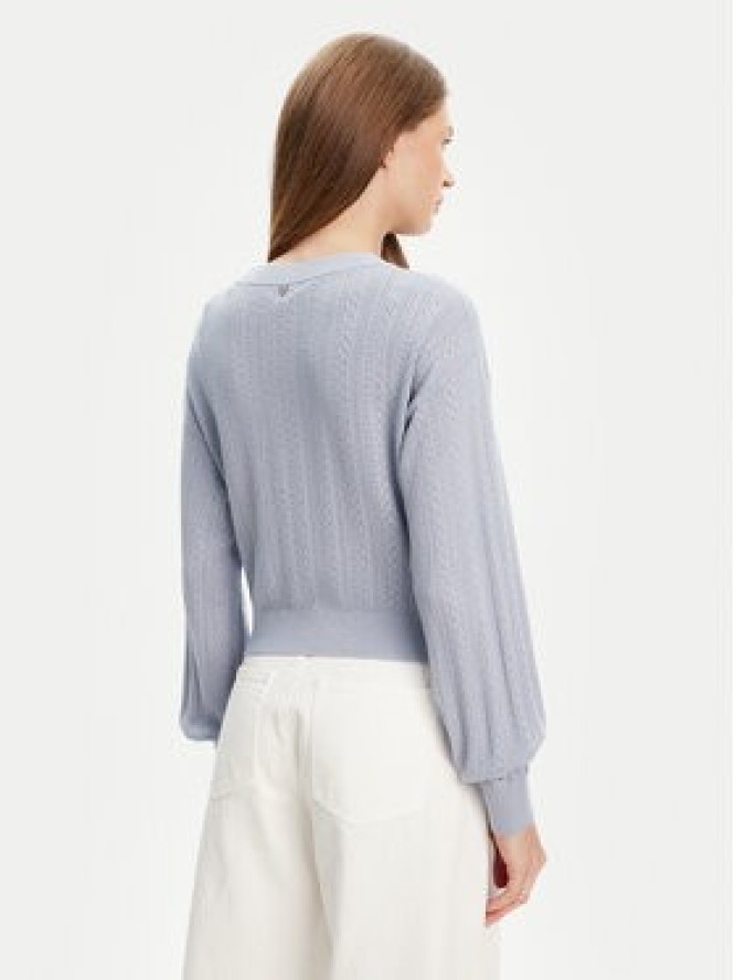 Guess Kardigan W5YR01 Z2ZK2 Niebieski Regular Fit