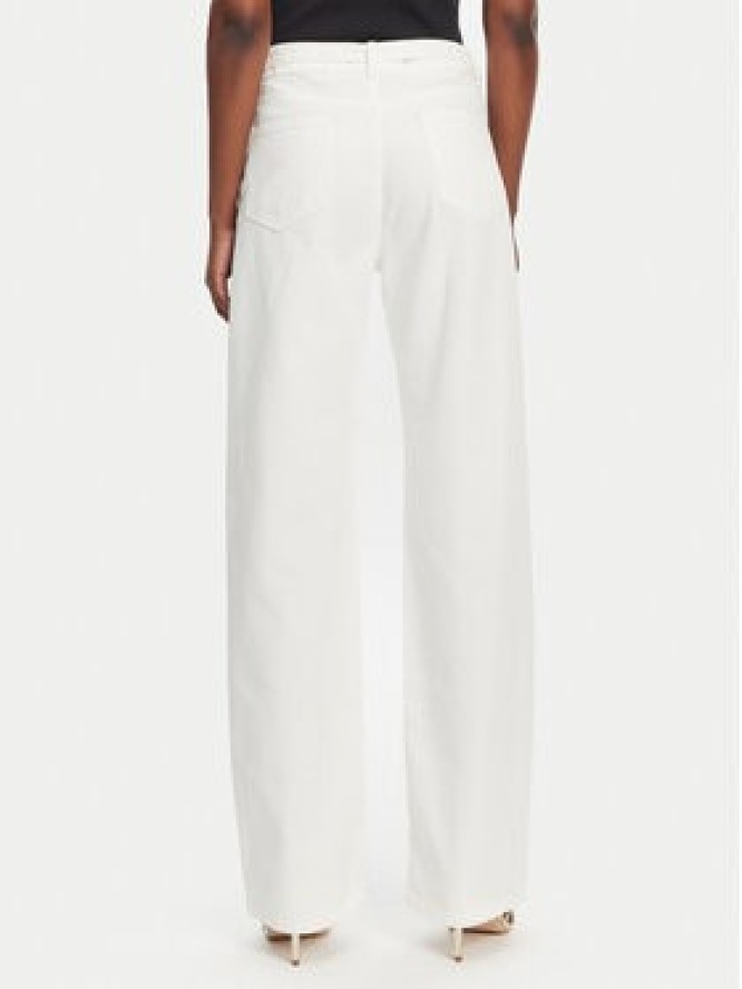 TWINSET Jeansy 251TT2210 Biały Straight Fit