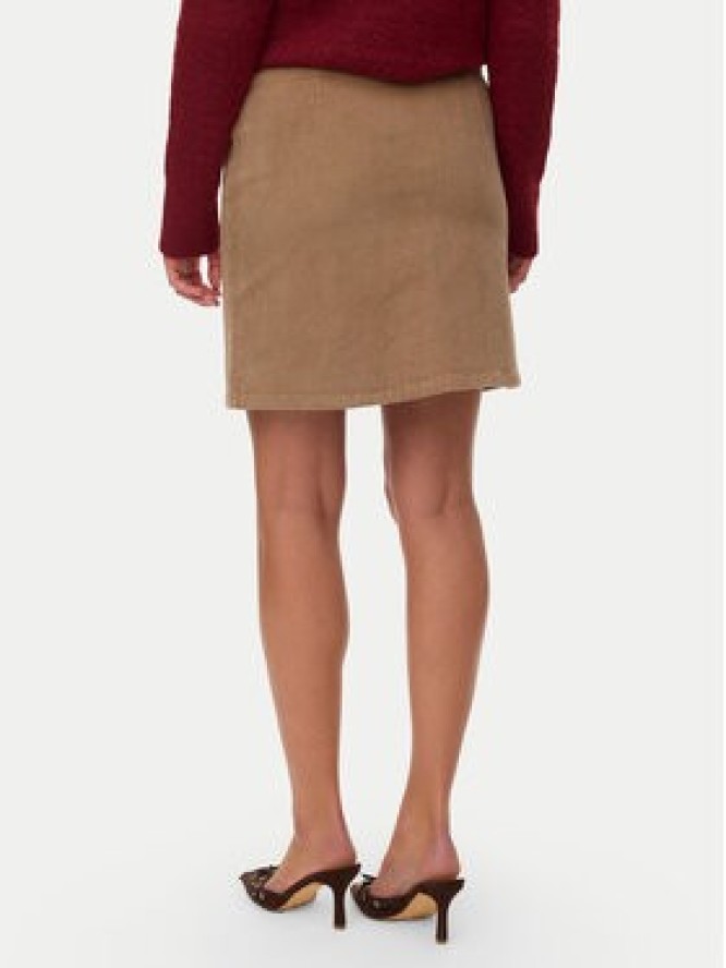Vero Moda Spódnica mini Etta 10315342 Beżowy Regular Fit