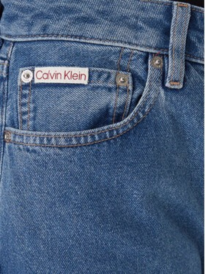 Calvin Klein Jeans Jeansy LV047E609G Granatowy Regular Fit